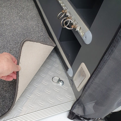 Teppich für Heckgarage für Adria Matrix Axess 600 SL Modelljahr 2022