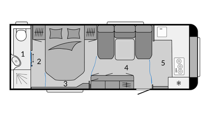 Hobby Optima ONTOUR Edition V65 GE (MY 2022) - Moquette